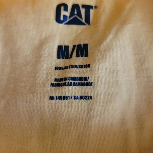 Mens CAT Long Sleeve Shirt - Picture 3 of 3